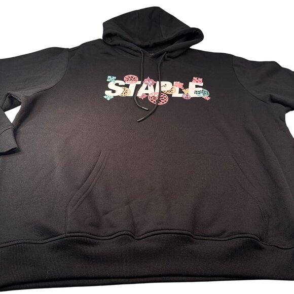 Staple Pigeon Floral Sweatshirt Hoodie Mens Graphic Logo Skateboard Athletic - Picture 2 of 16
